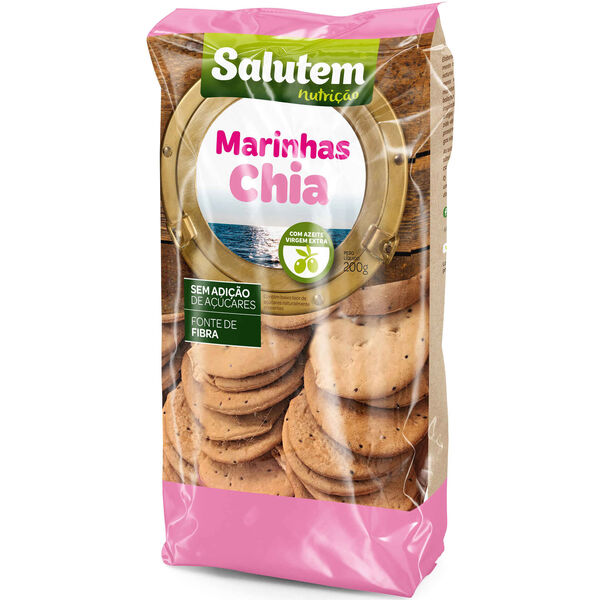 Bolachas Marinhas com Chia Salutem