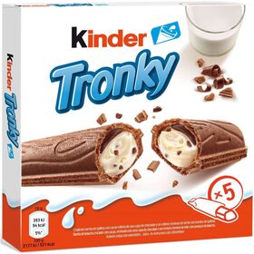Snack Chocolate e Bolacha Tronky Kinder