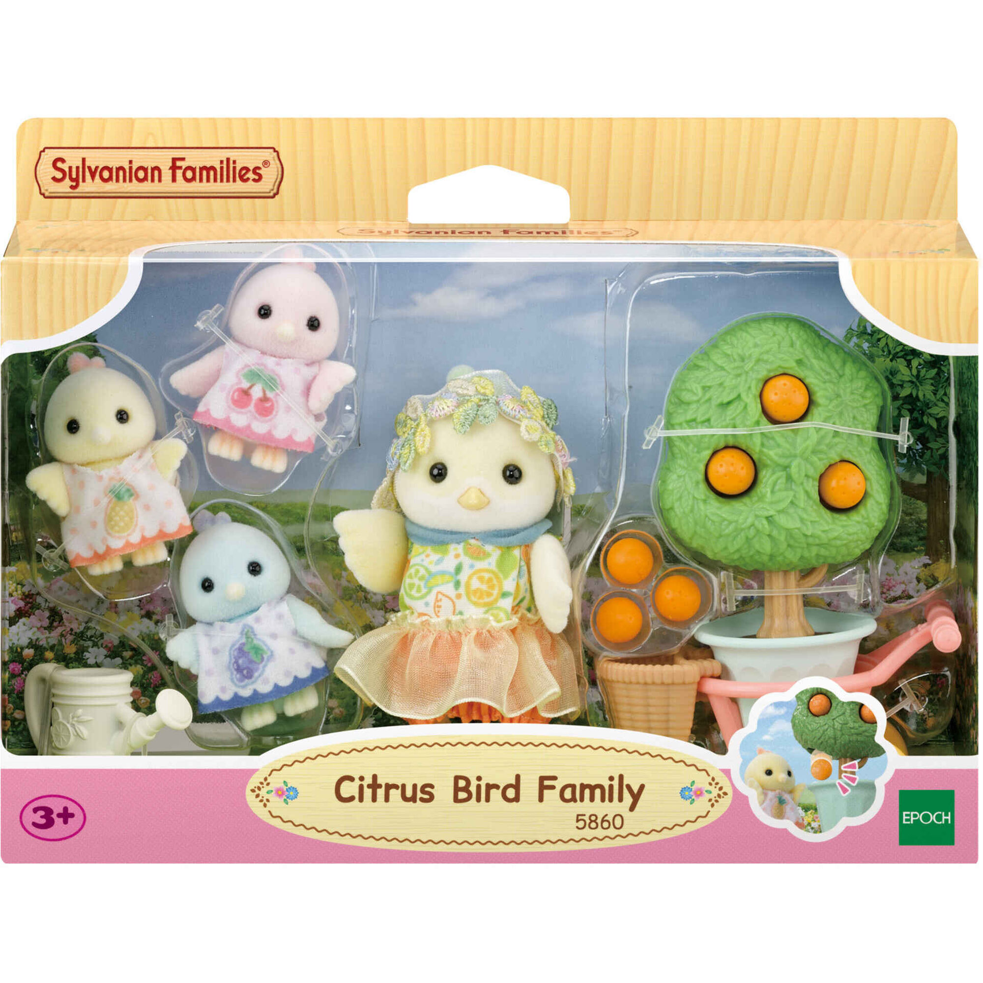 Sylvanian Families - Fam&iacute;lia P&aacute;ssaro C&iacute;trico