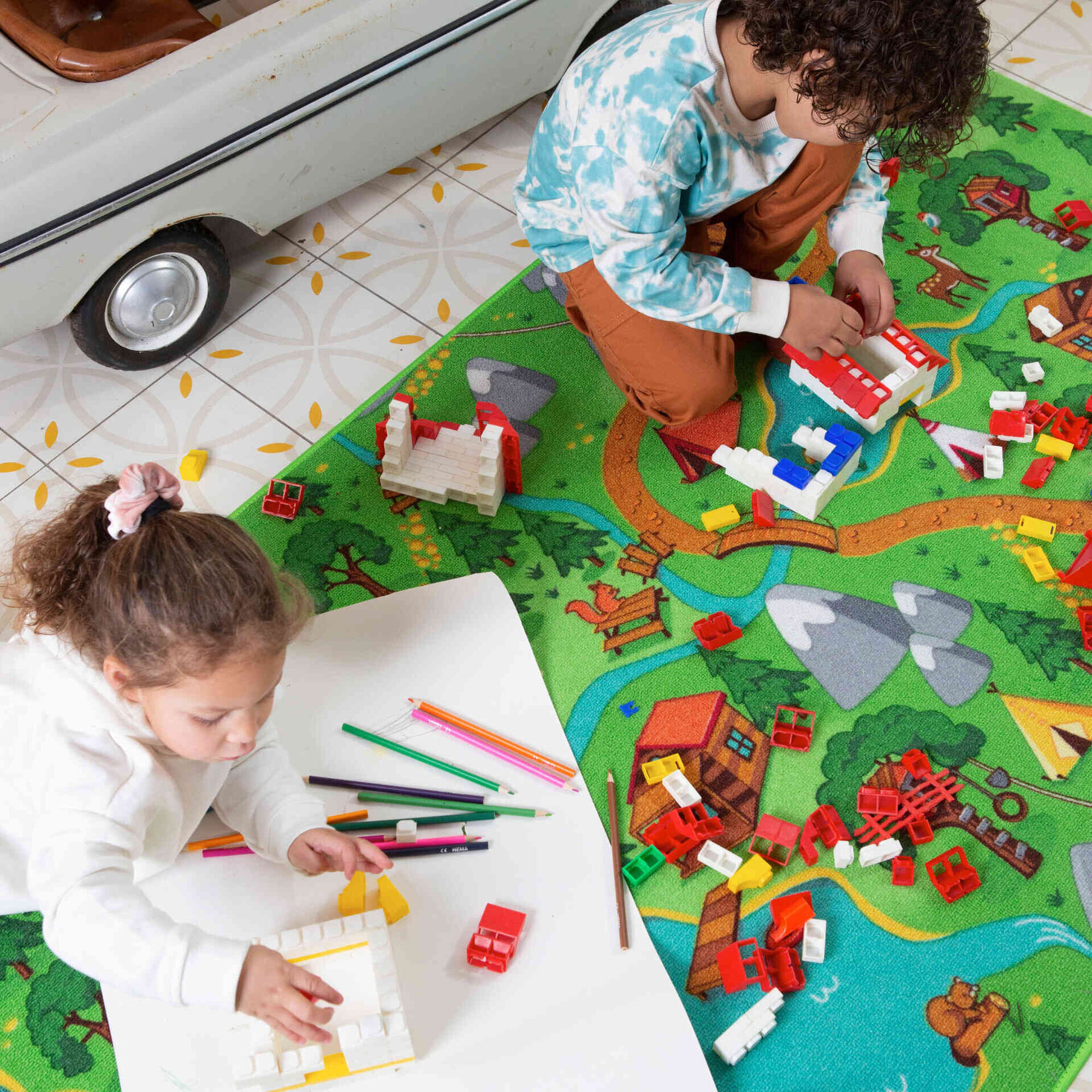 Tapete Decorativo e Did&aacute;tico 95x133 Floresta Twinko