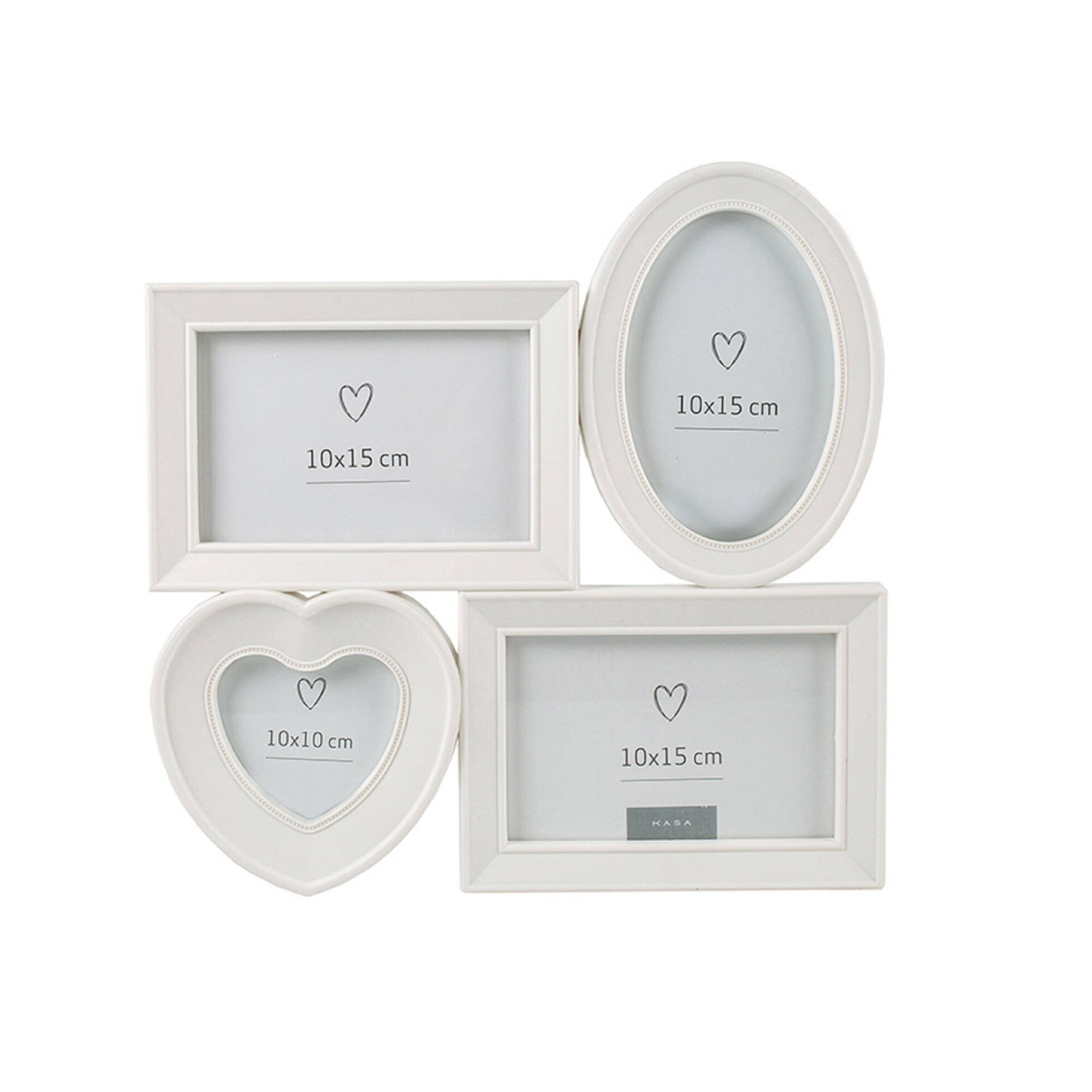 Moldura Affection 4 Fotos Branca Mi tribu