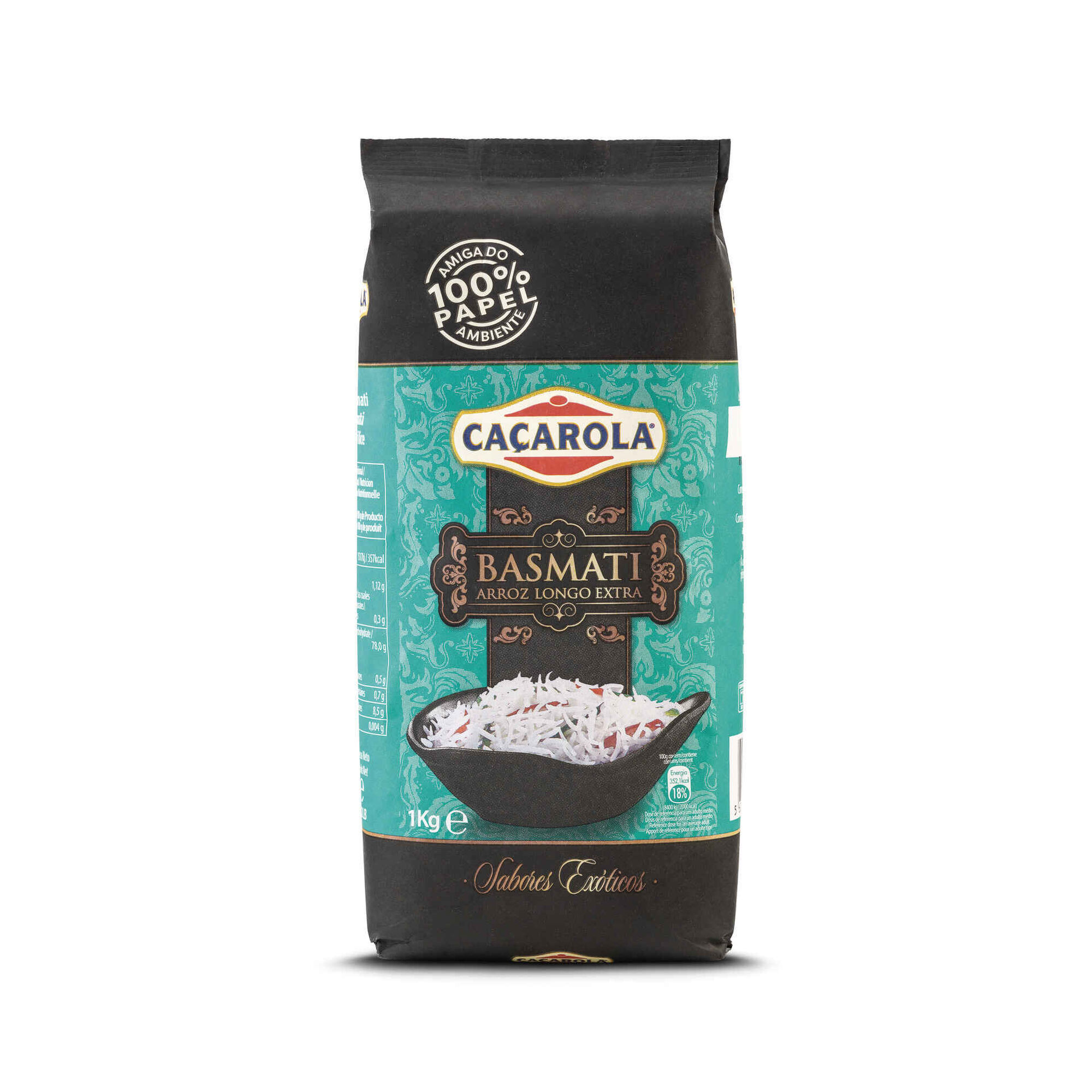 Arroz Basmati Extra Longo Ca&ccedil;arola