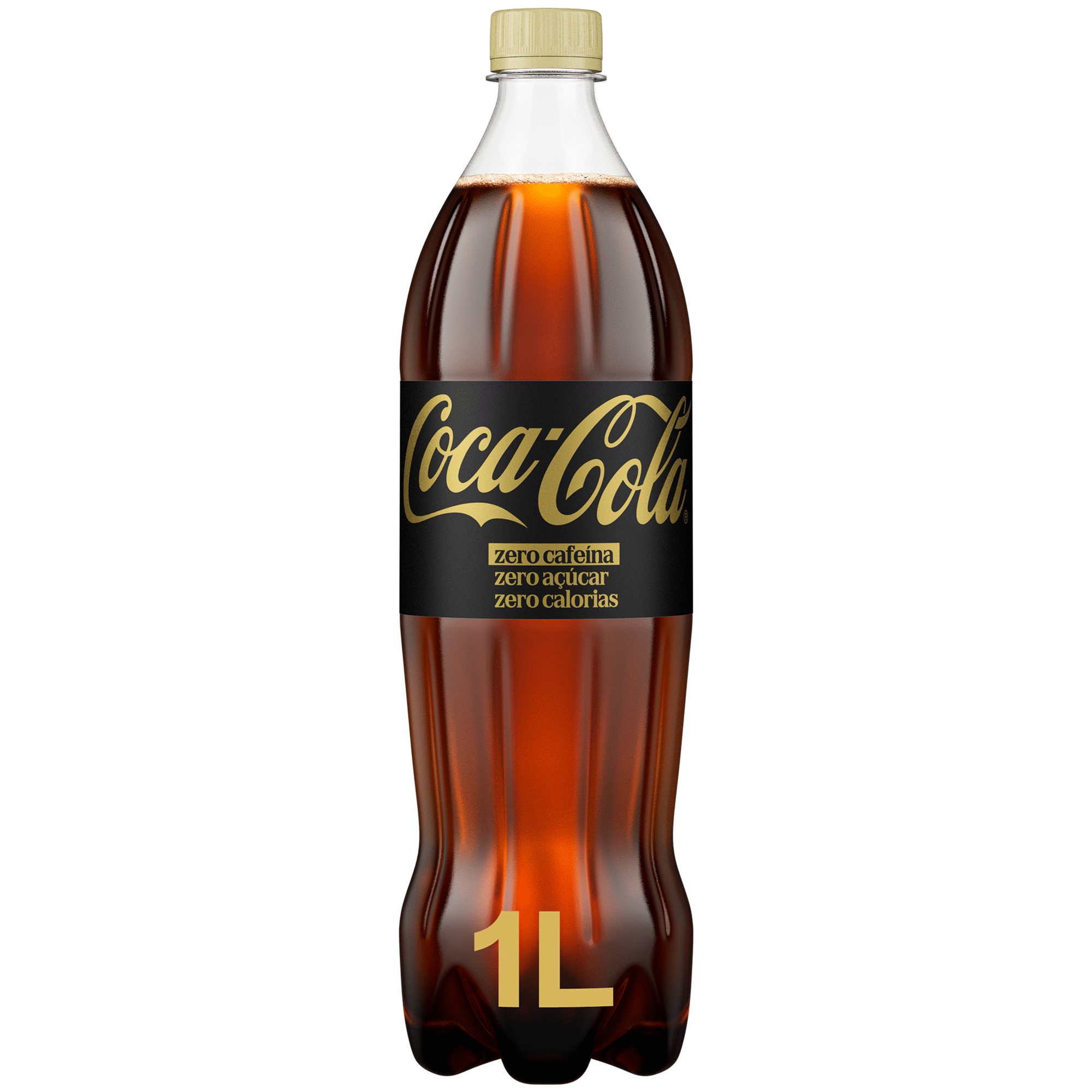 Refrigerante com G&aacute;s Cola Zero A&ccedil;&uacute;car Zero Cafe&iacute;na Coca-Cola