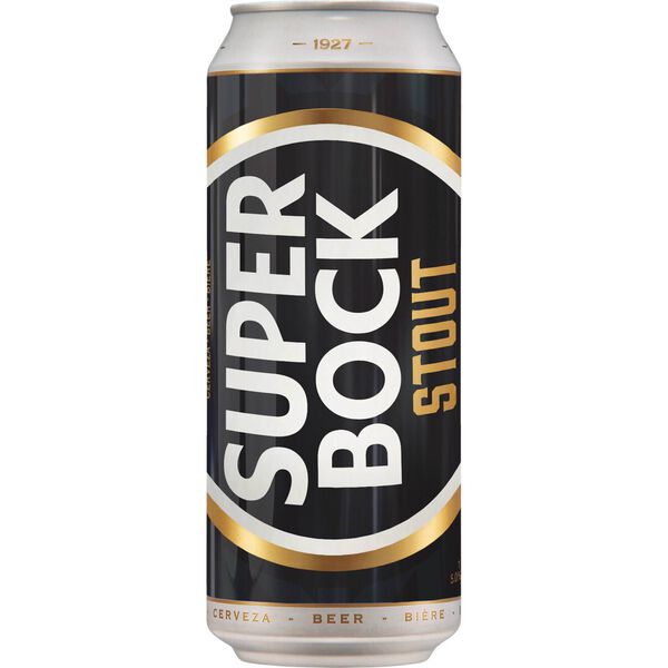 Cerveja em Lata com Álcool Stout Super Bock