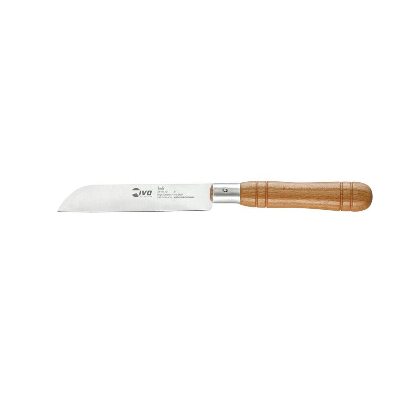 Faca Cozinha 12cm Cabo Madeira Útil Kasa