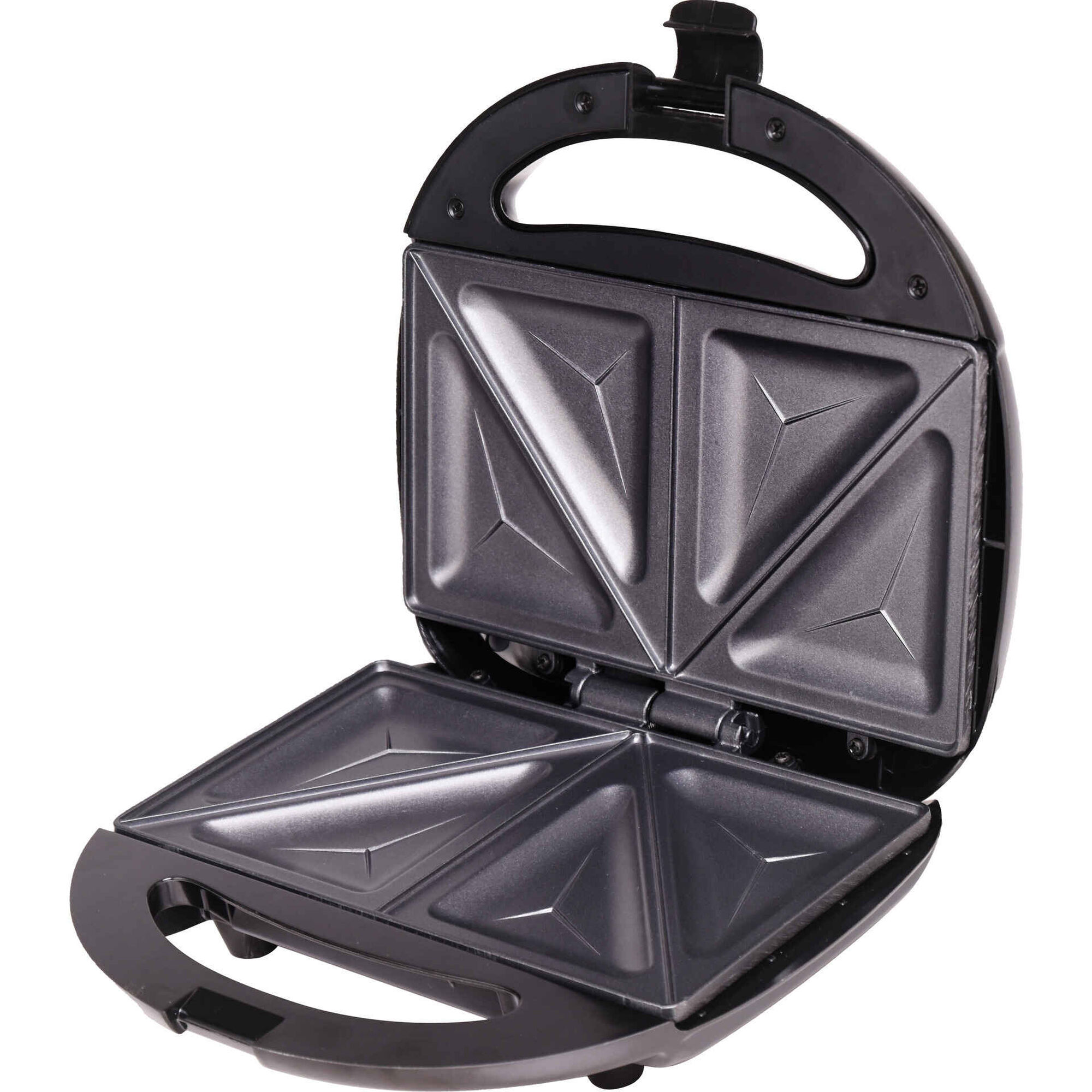 Sandwicheira Antiaderente Preta 750W Bazar&atilde;o