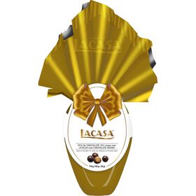 Ovo Chocolate Negro 70% Cacau com Avel&atilde;s Lacasa