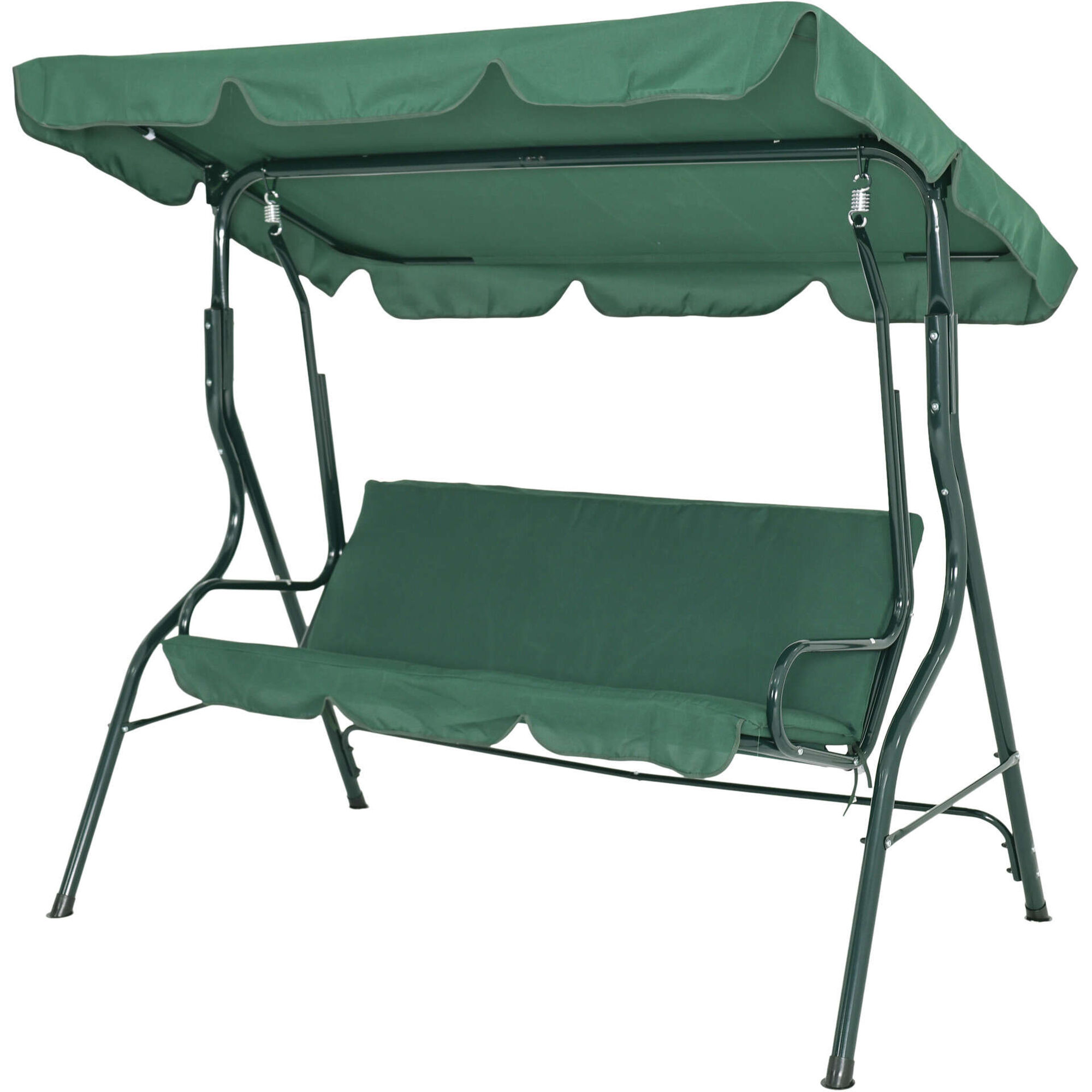 Baloiço 3 Lugares Verde Escuro