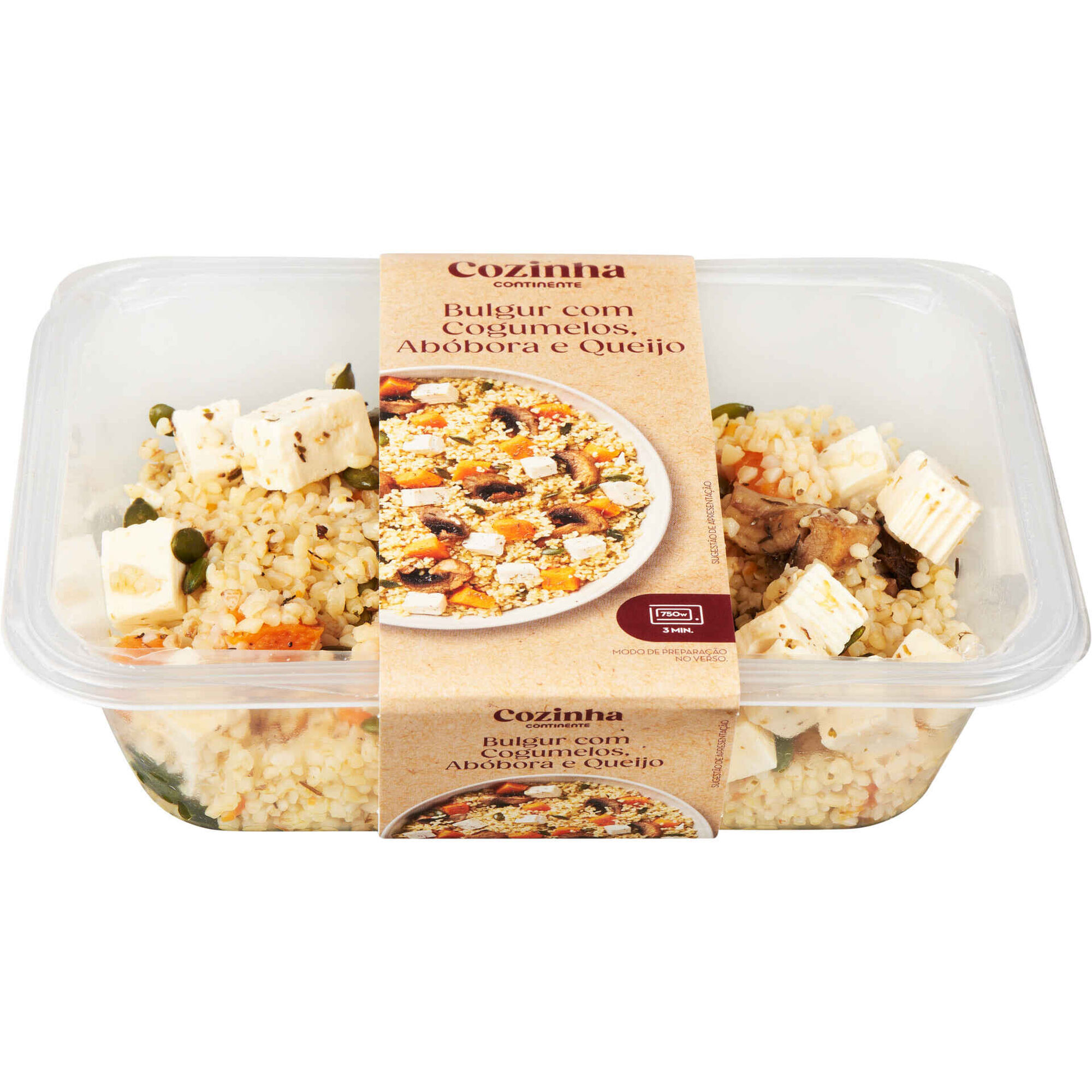 Bulgur com Cogumelos e Ab&oacute;bora Cozinha Continente