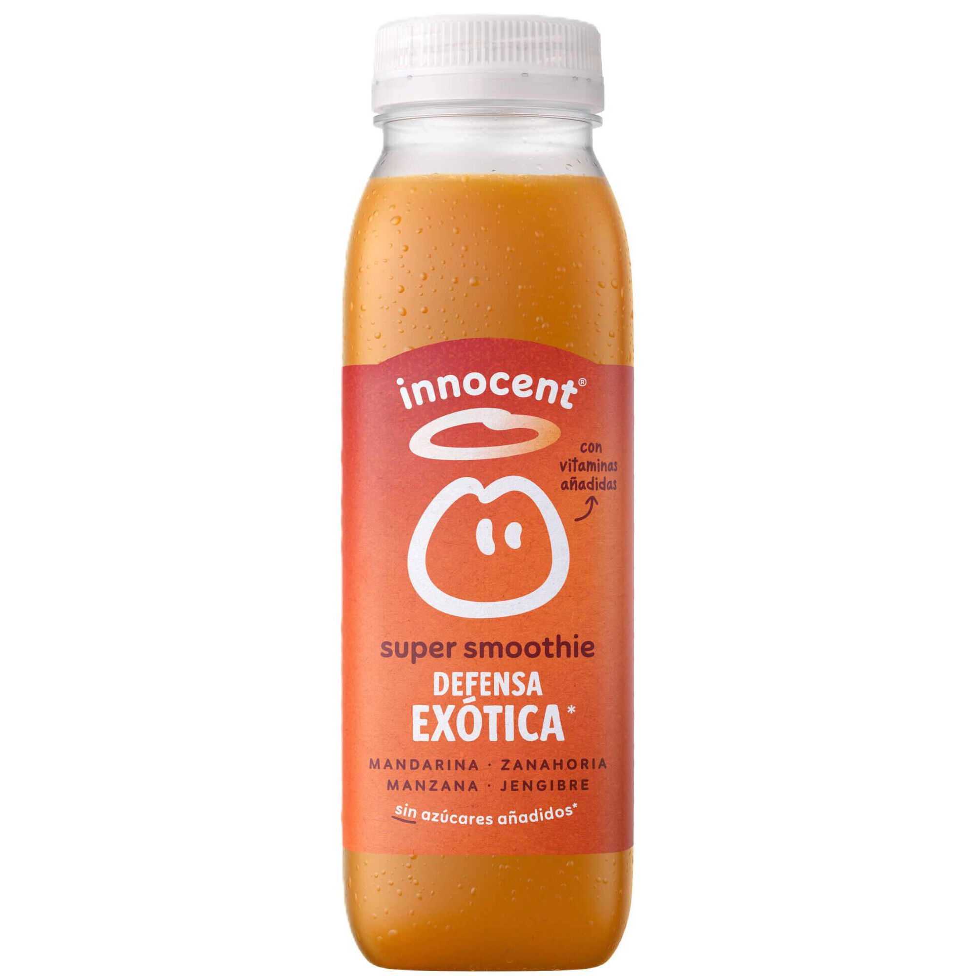 Smoothie Tangerina, Cenoura, Ma&ccedil;&atilde;, Gengibre e Sementes de Linha&ccedil;a Innocent