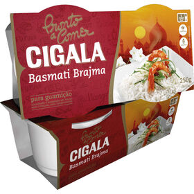 Arroz Basmati Brajma Pronto a Comer sem Gl&uacute;ten Cigala