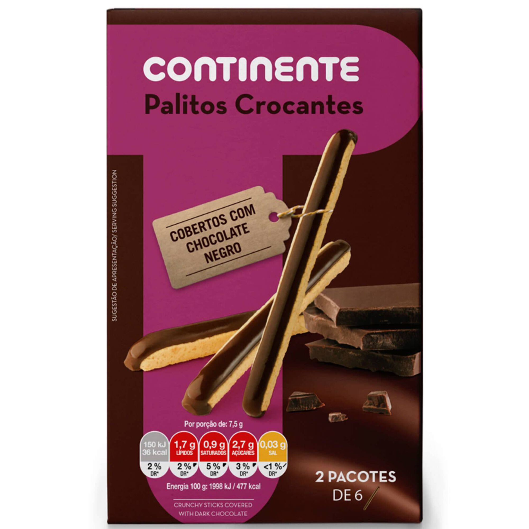 Palitos de Chocolate Negro Palitos de Chocolate Negro