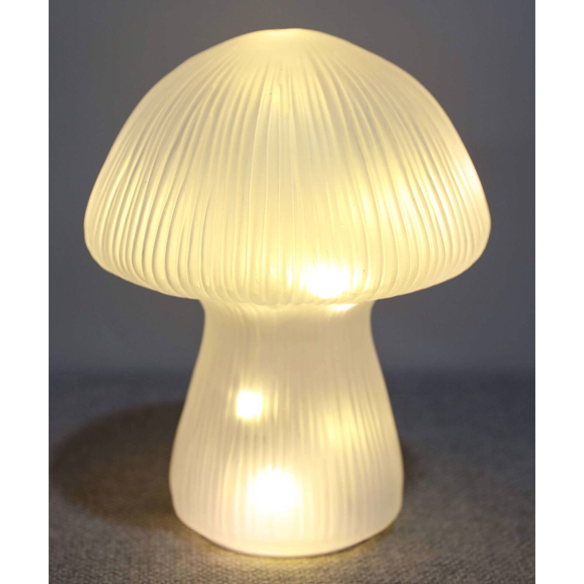 Cogumelo Branco com LED Kasa