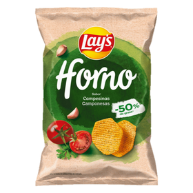 Batata Frita Forno Ondulada Sabor Camponesas Batata Frita Forno Ondulada Sabor Camponesas