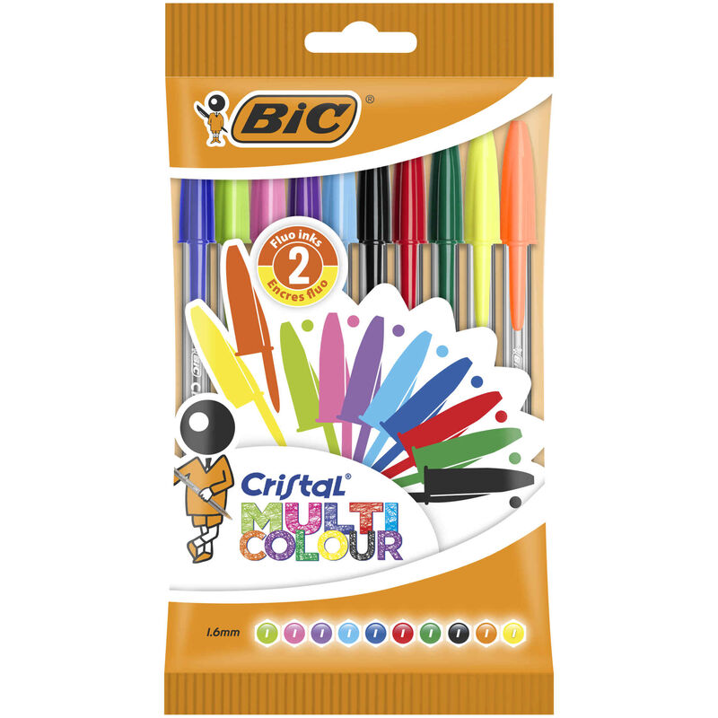 Esferográfica Cristal Multicolor Bic