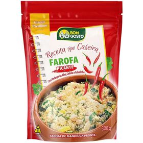 Farofa de Mandioca Picante Bom Gosto