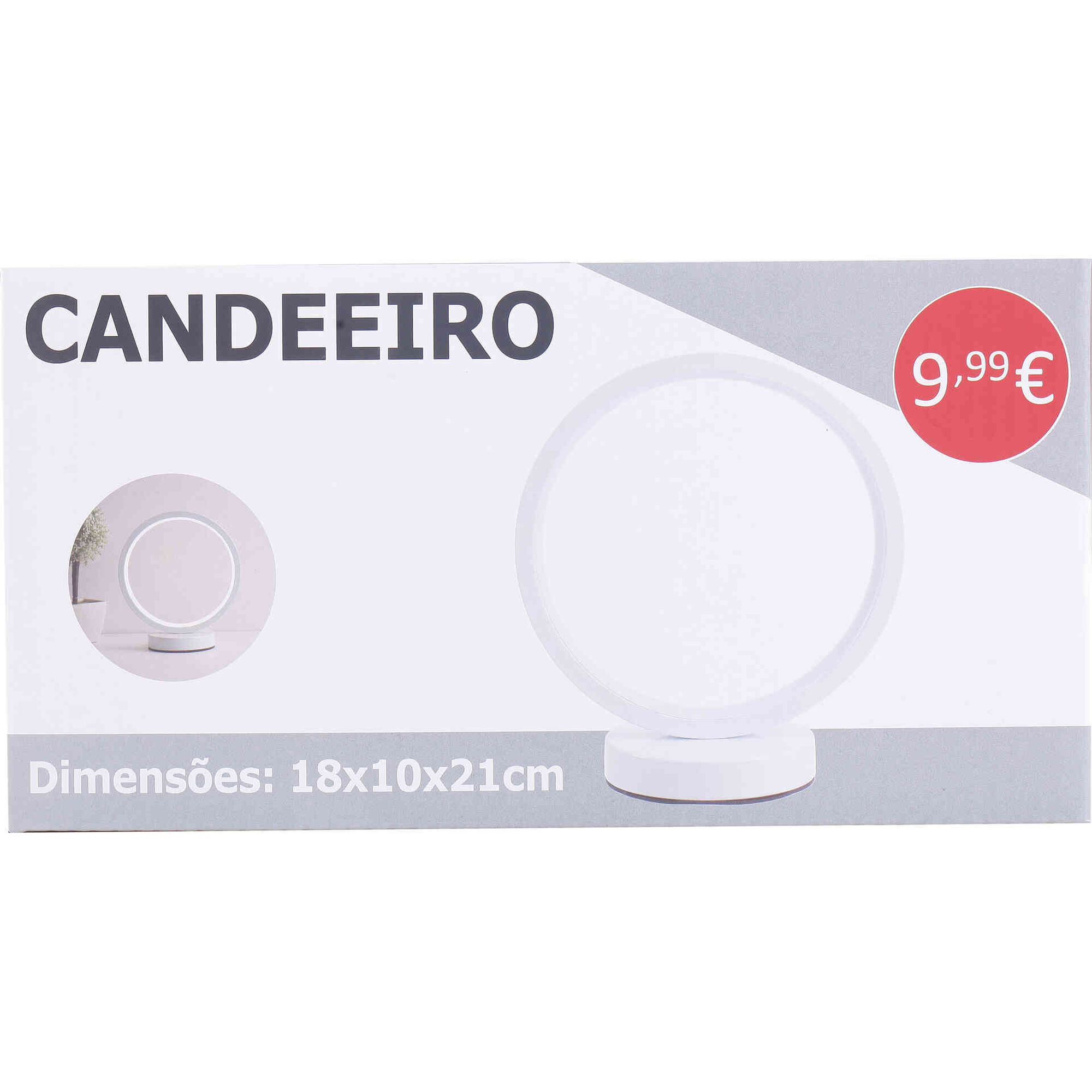Candeeiro de Mesa Circular Bazar&atilde;o
