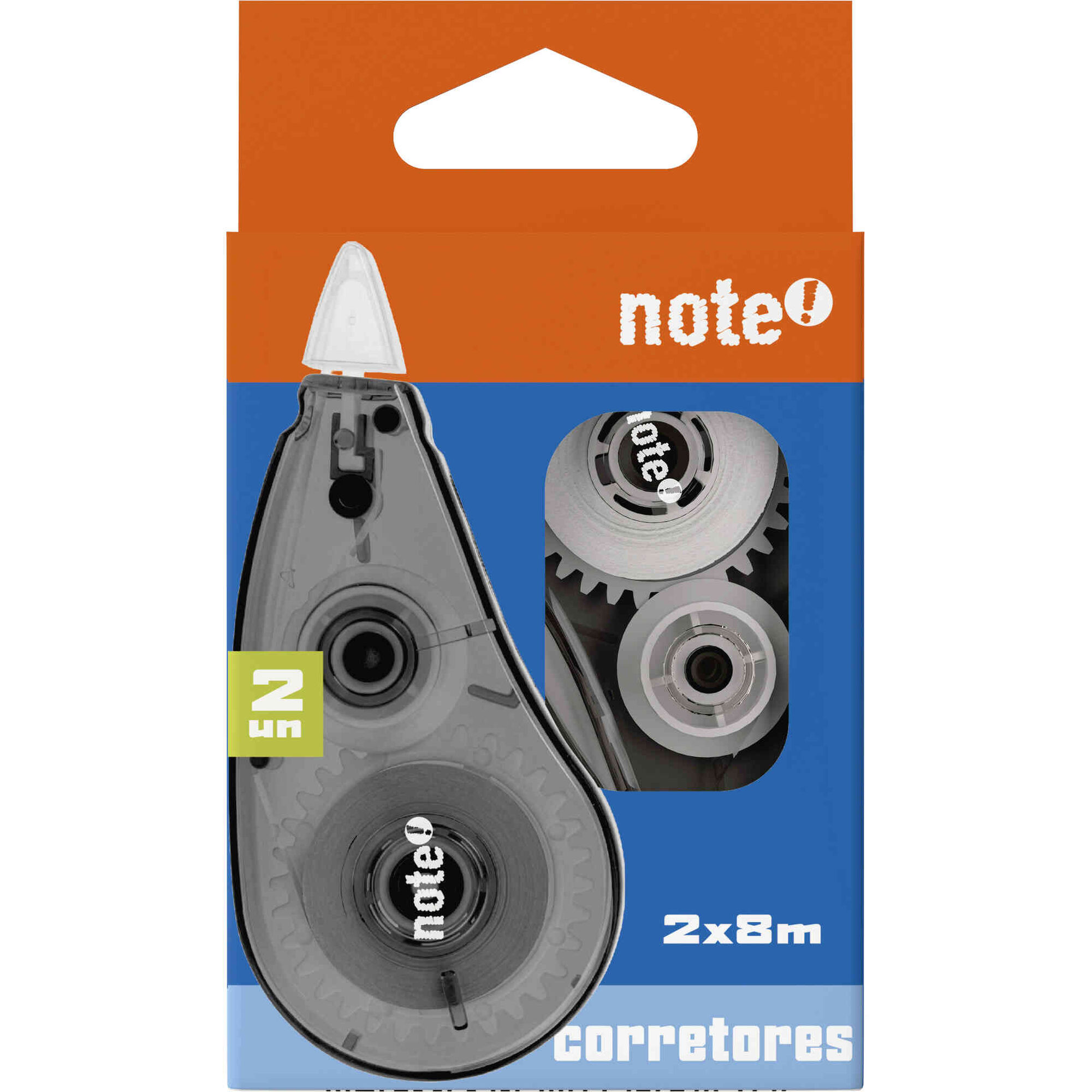 Conjunto 2 Fitas Corretoras 8m Note!