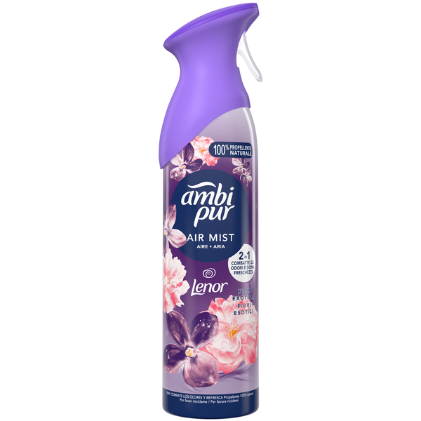 Ambientador Spray Air Mist Flores Exóticas Ambipur