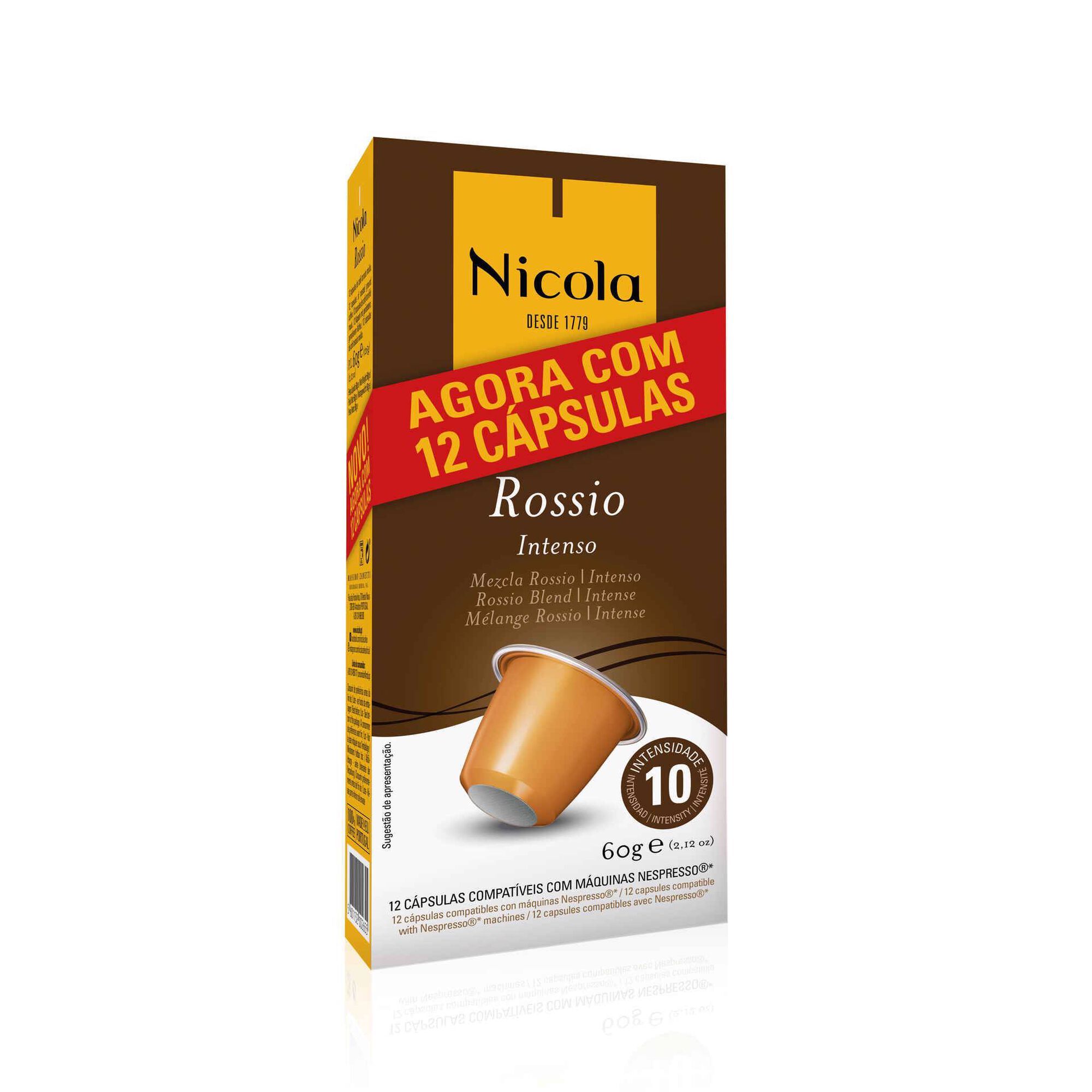 Cápsulas de Café Rossio Compatível com Nespresso Int 10 Cápsulas de Café Rossio Compatível com Nespresso Int 10