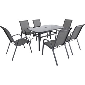 Conjunto de Refeição Mesa e 6 Cadeiras Texas III