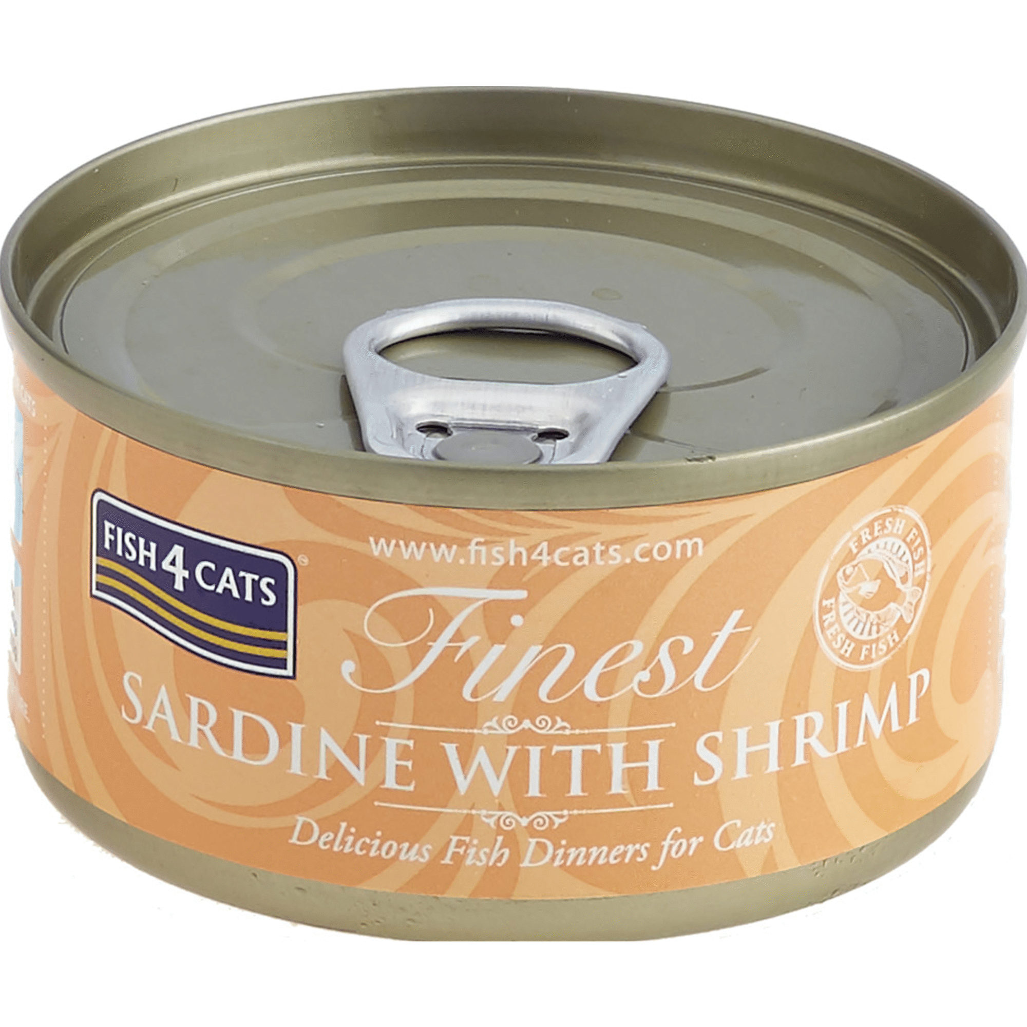 Comida H&uacute;mida para Gato Sardinha com Camar&atilde;o Fish4Cats