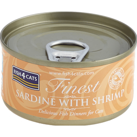 Comida H&uacute;mida para Gato Sardinha com Camar&atilde;o Fish4Cats