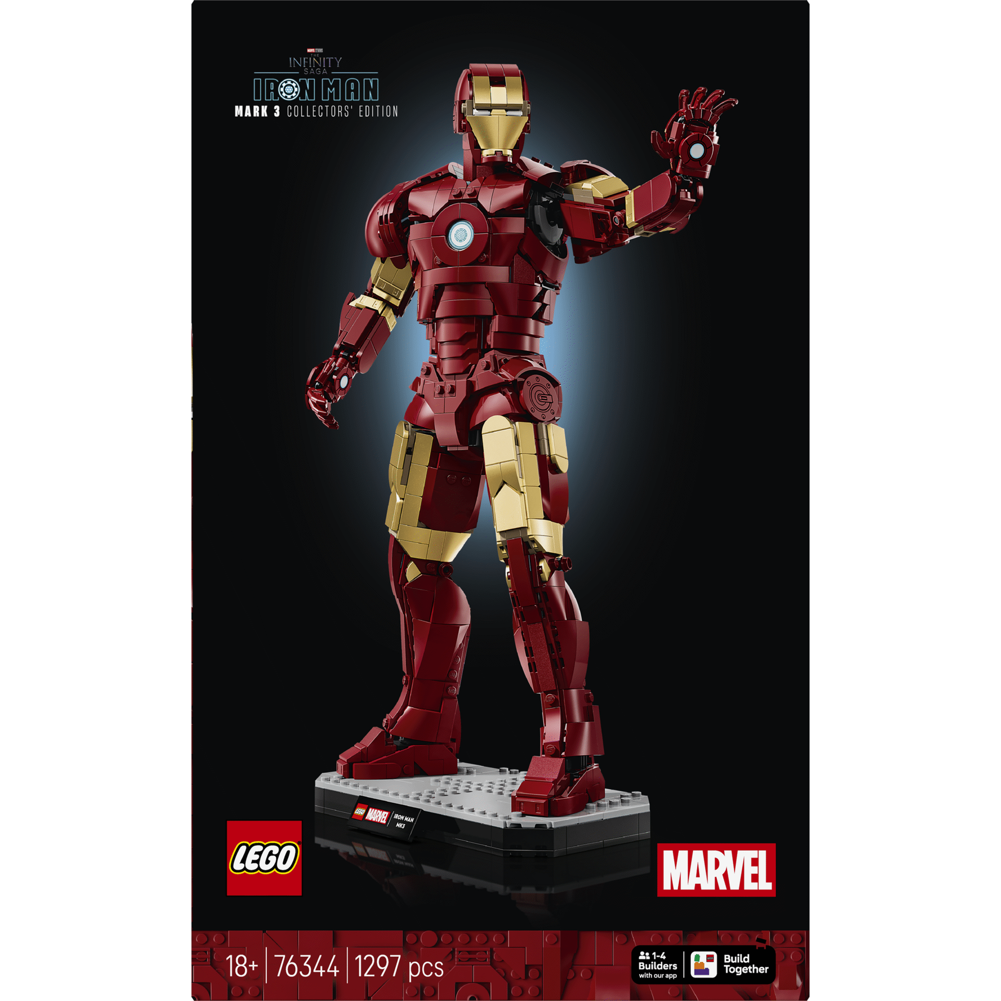 LEGO Marvel - Iron Man Mark 3 &ndash; Edi&ccedil;&atilde;o de Colecionador - 76344