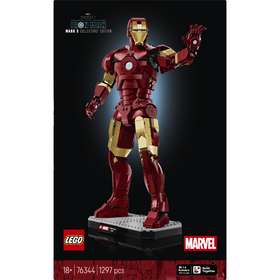 LEGO Marvel - Iron Man Mark 3 &ndash; Edi&ccedil;&atilde;o de Colecionador - 76344