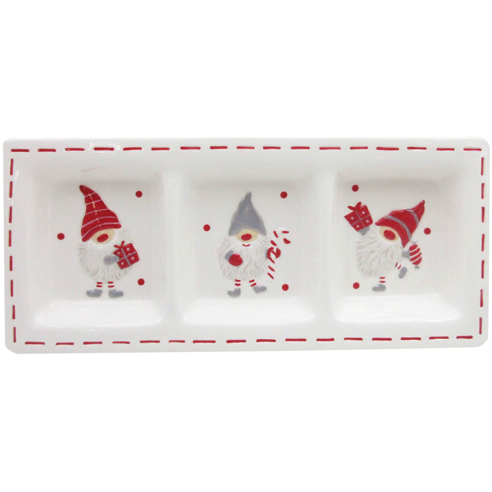 Prato Aperitivos 3 Divisórias