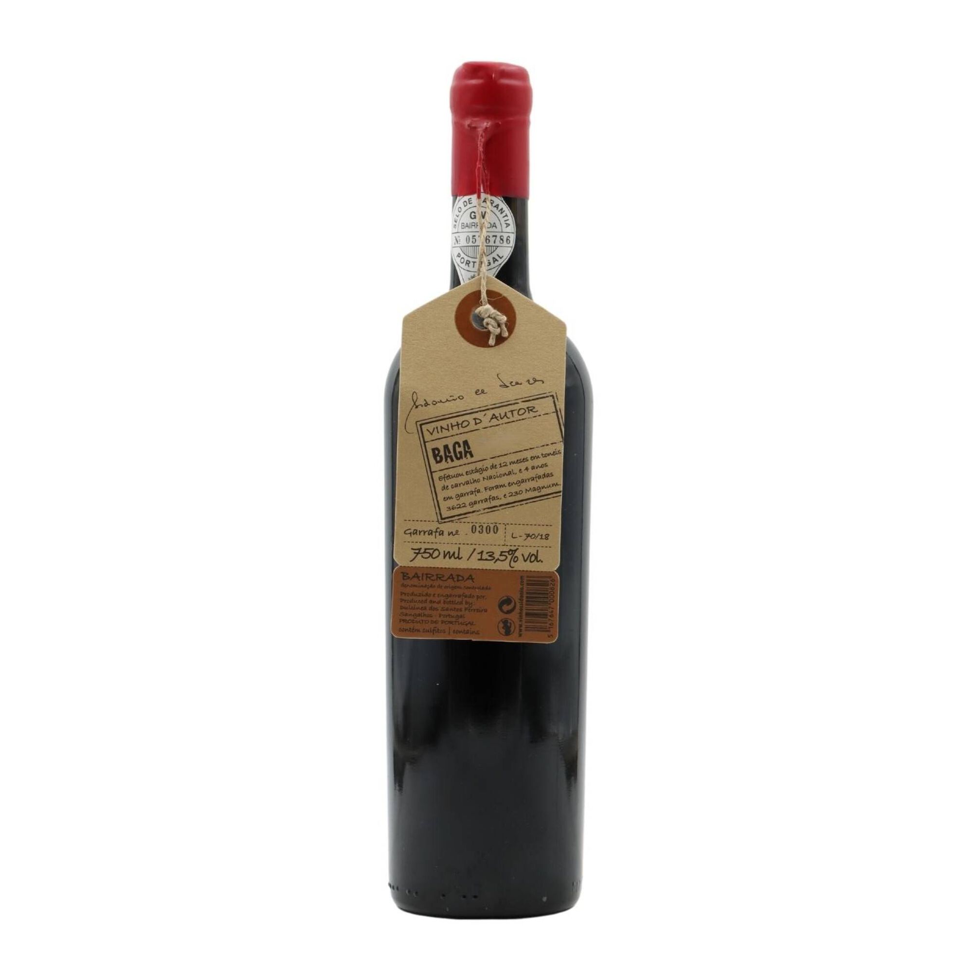 Sid&oacute;nio de Sousa Vinho D&acute;Autor Beiras Vinho Tinto