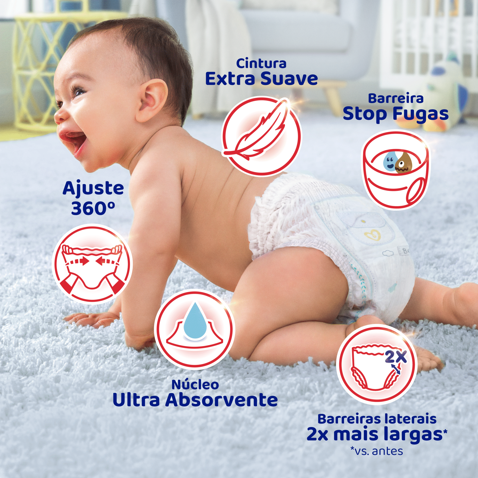 Fraldas Pants Activity Extra 12-17kg T5