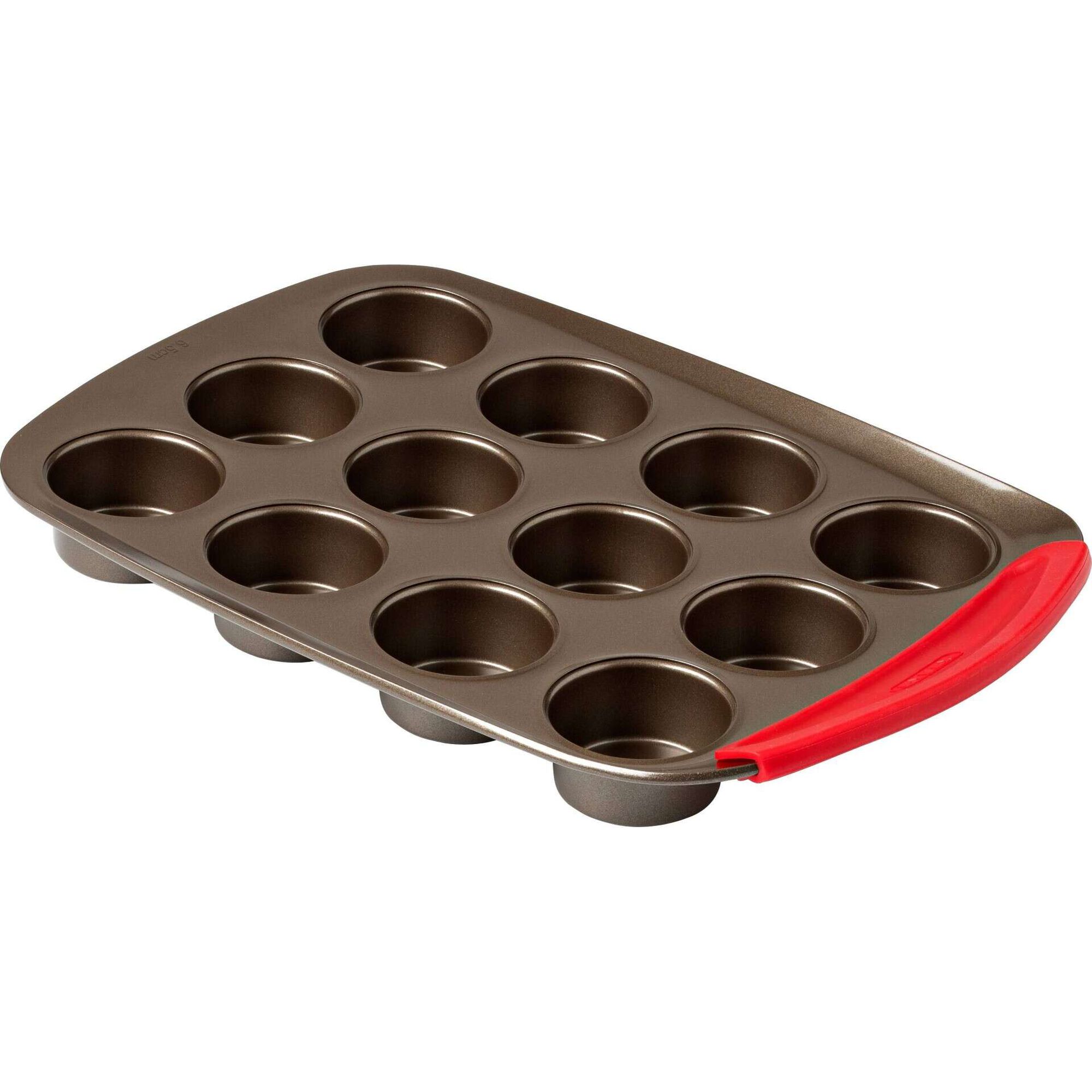 Forma 12 Muffins Metal Castanho Asimetria Pyrex
