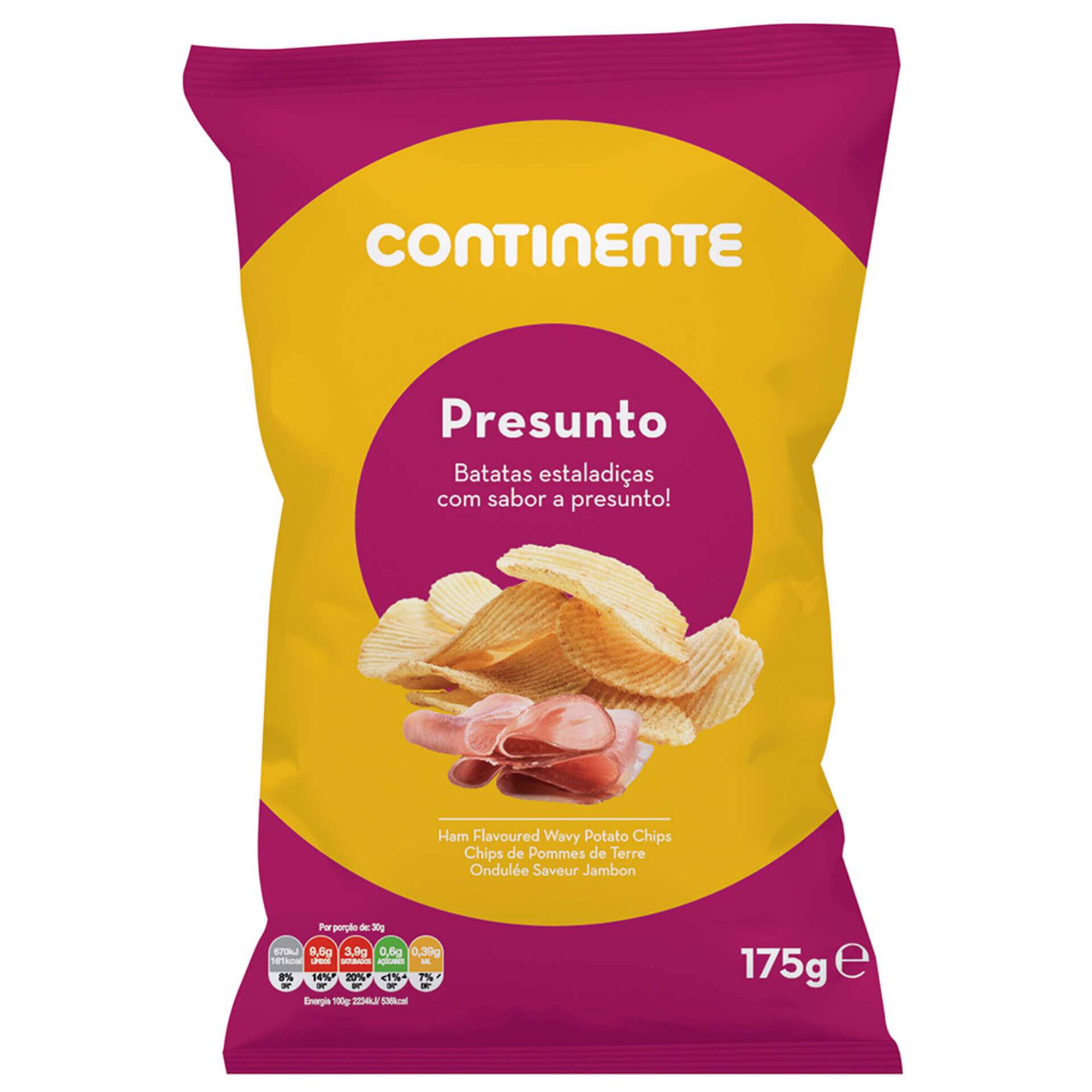 Batata Frita Ondulada Sabor Presunto Batata Frita Ondulada Sabor Presunto