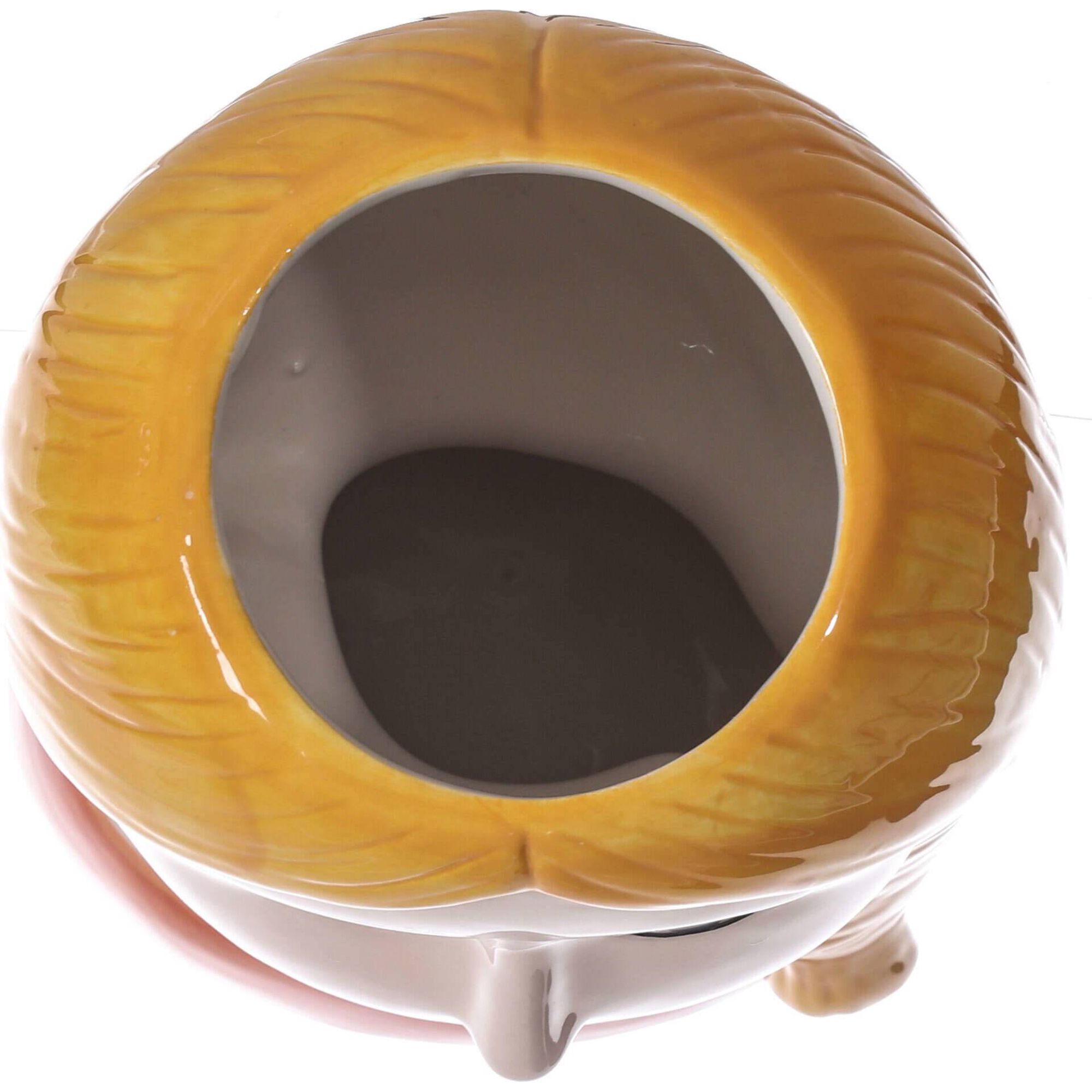 Jarra 12,8x13,5x20cm Mulher Cabelo Amarelo