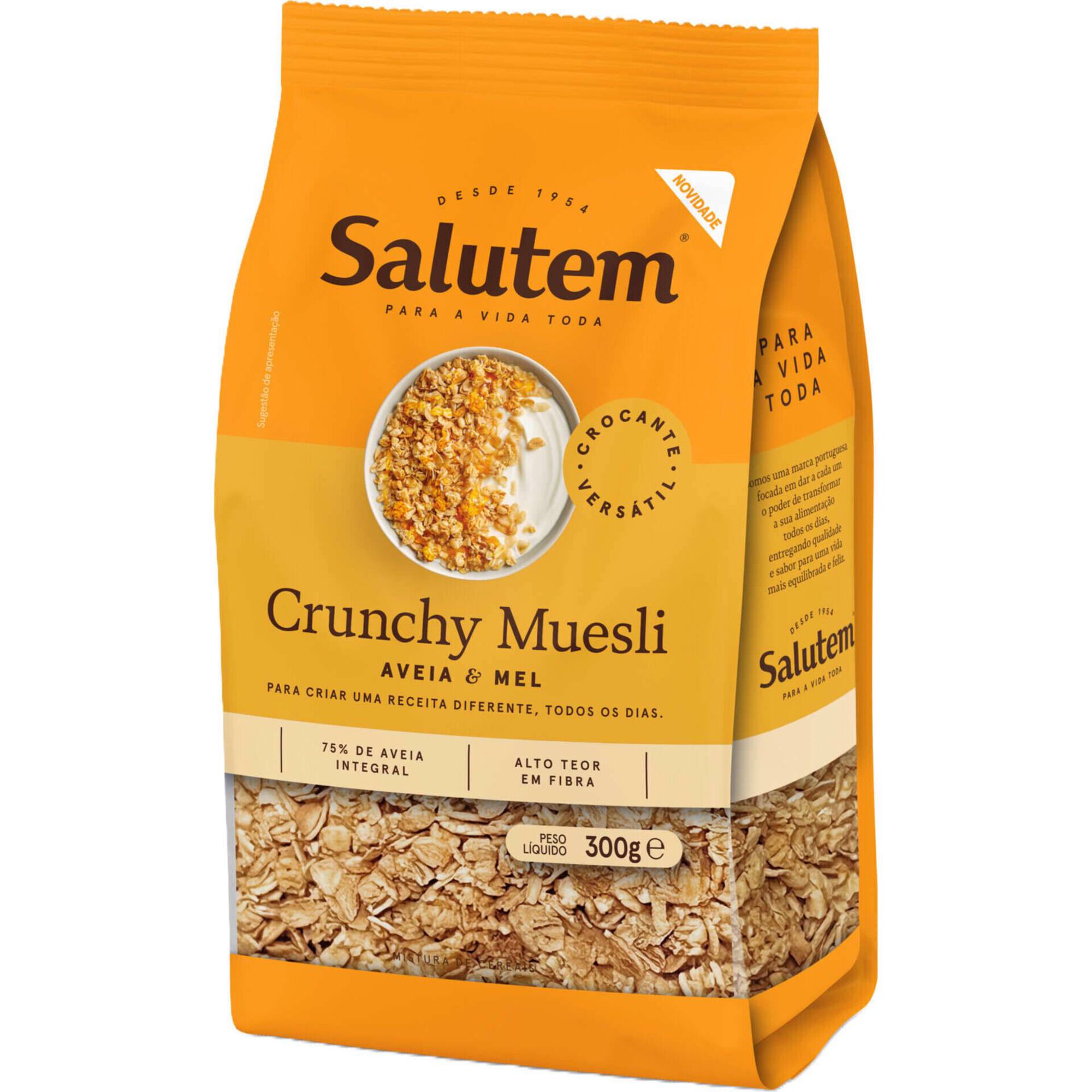 Muesli Crunchy Aveia Mel Salutem