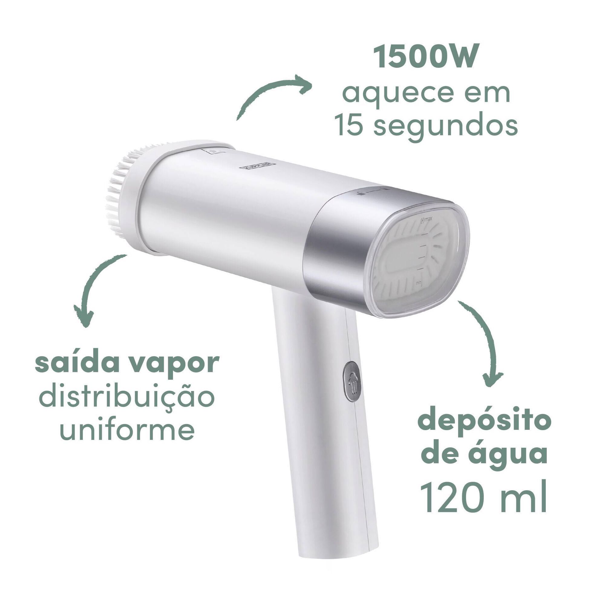 Ferro a Vapor Vertical 1500W Kuppler