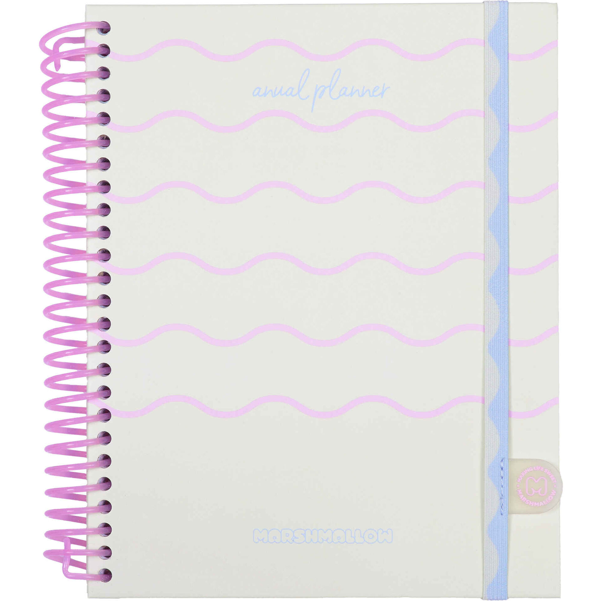 Agenda Escolar 26/27 A5 Espiral 12 Meses Marshmallow