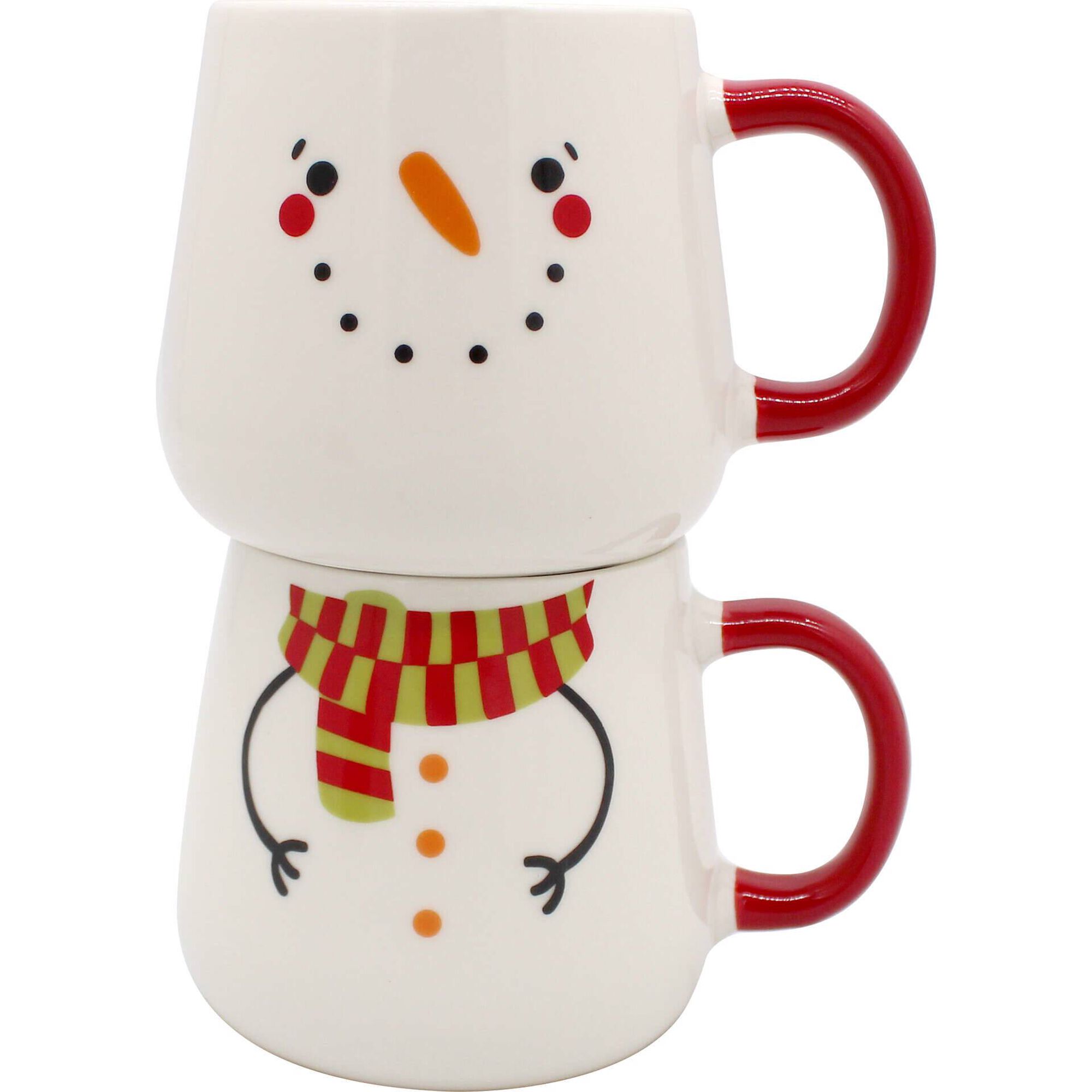 Conjunto 2 Canecas Boneco Neve