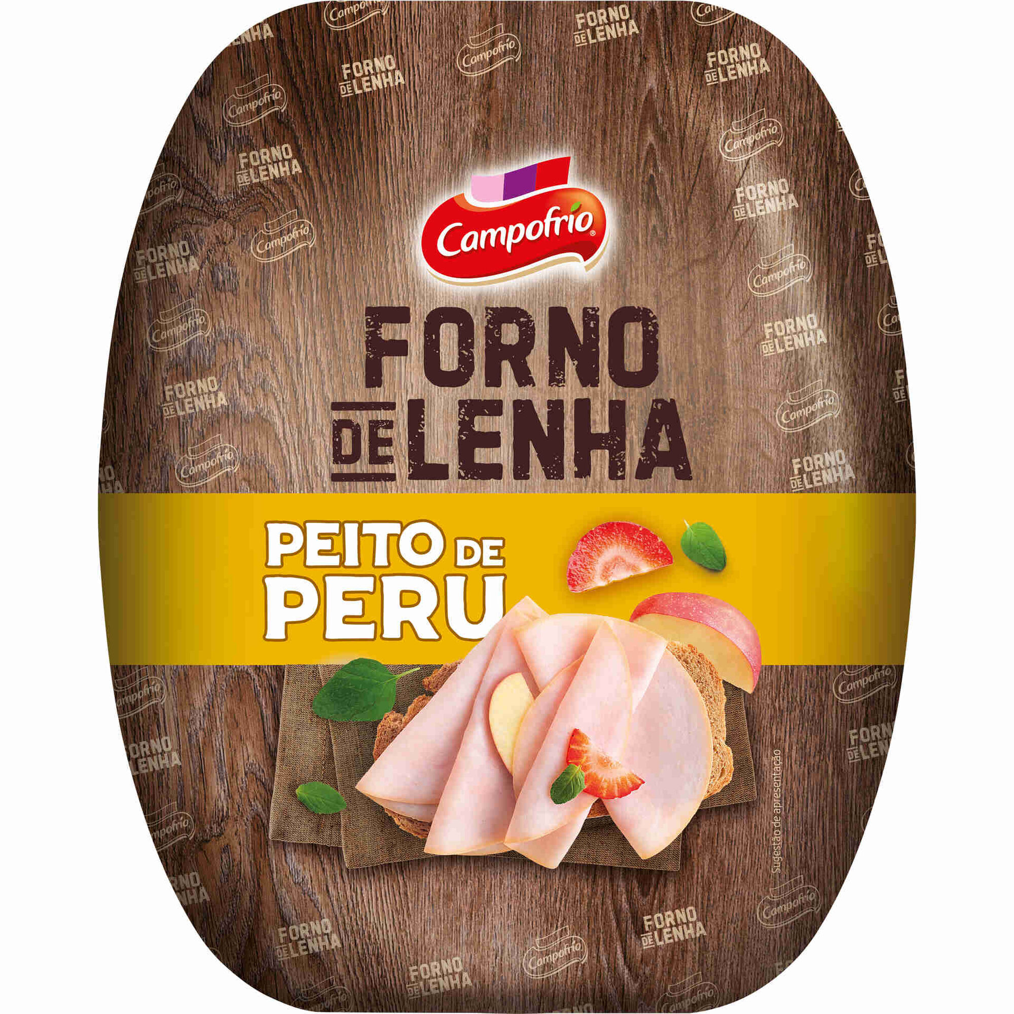 Fiambre de Peito Peru Fatiado no Balcão Forno de Lenha
