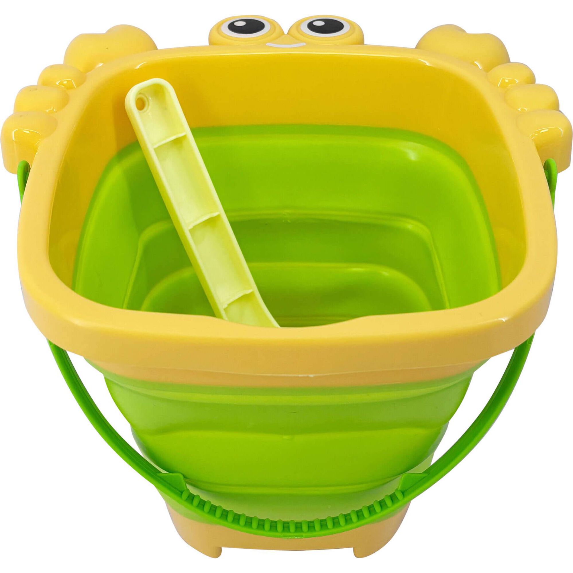 Balde Dobrável Caranguejo com Pá