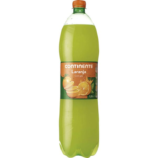 Refrigerante com Gás Laranja Continente