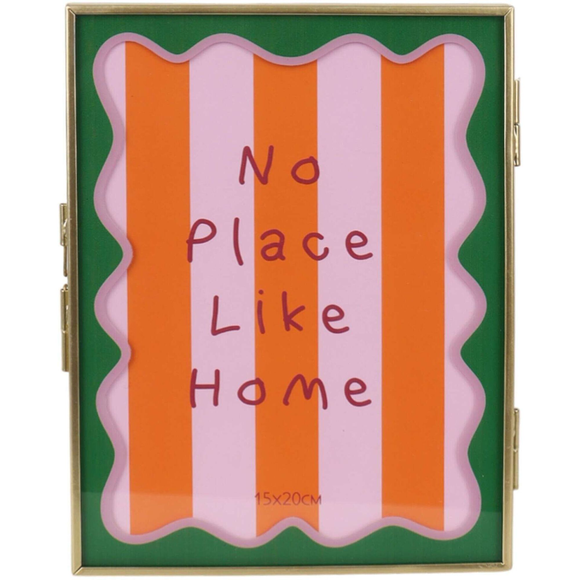 Moldura 15x20cm Metal Verde Kasa