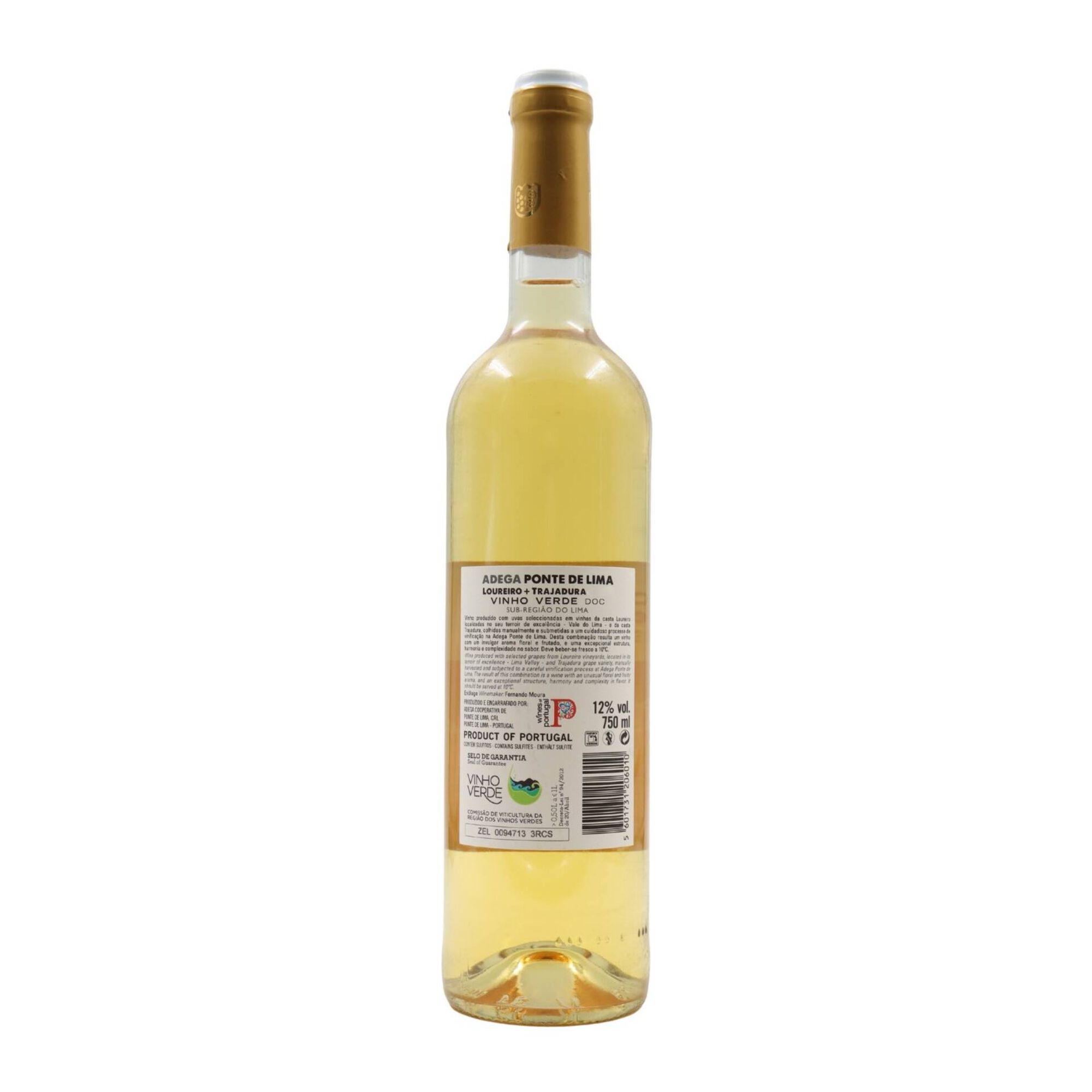 Adega Ponte de Lima Loureiro Trajadura Vinho Verde Branco