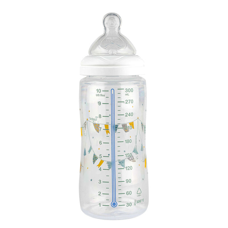 Biberão Transição 300ml Silicone +6M Tigex