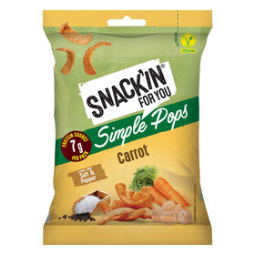 Snacks Simple Pops Gr&atilde;o e Cenoura Snack'In For You