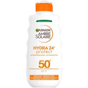 Protetor Solar Leite Hydra 24h Protect FPS 50+ Garnier Ambre Solaire