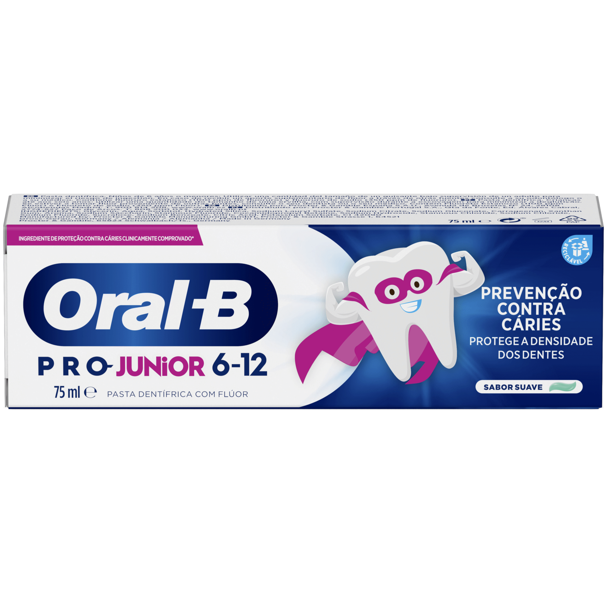 Pasta de Dentes Júnior 6 a 12 Anos