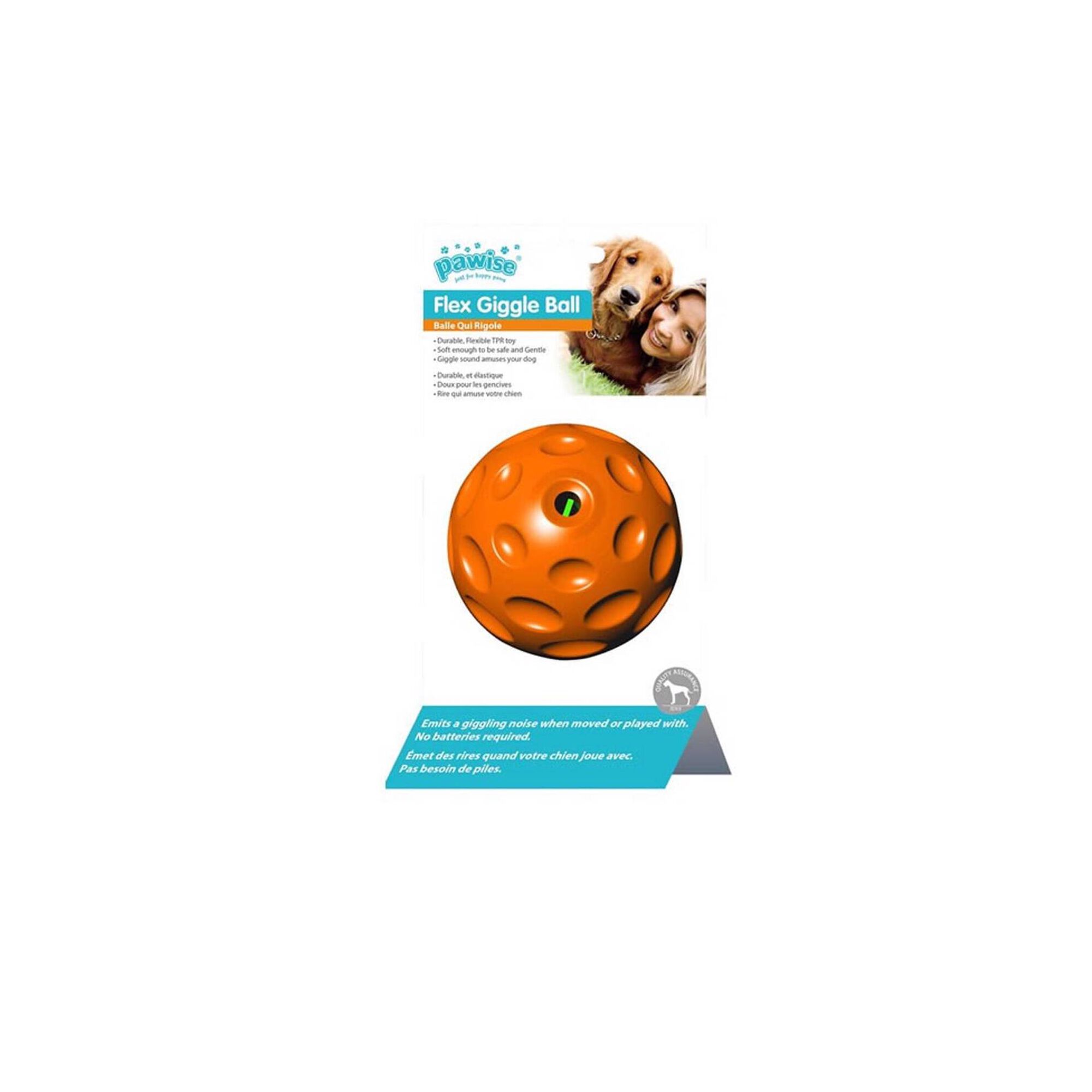 Bola para Cão Giggle Laranja 9 cm Bola para Cão Giggle Laranja 9 cm