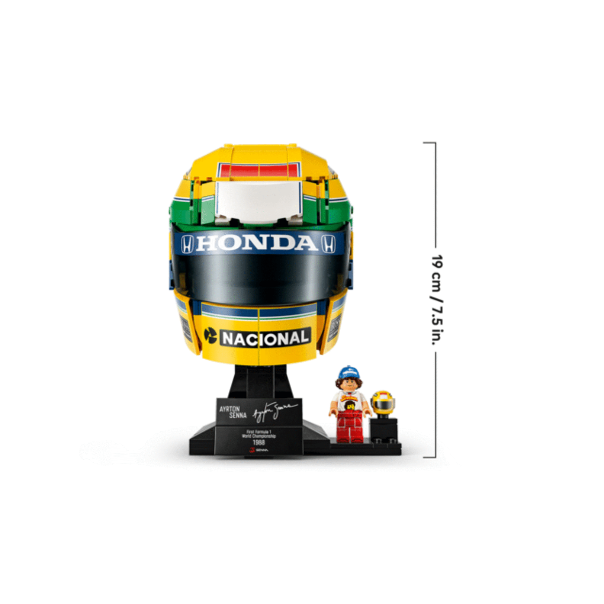 LEGO - Capacete de Ayrton Senna F&oacute;rmula 1 - 43024